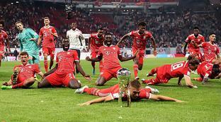 拜仁夺冠第9次捧起德国超级杯